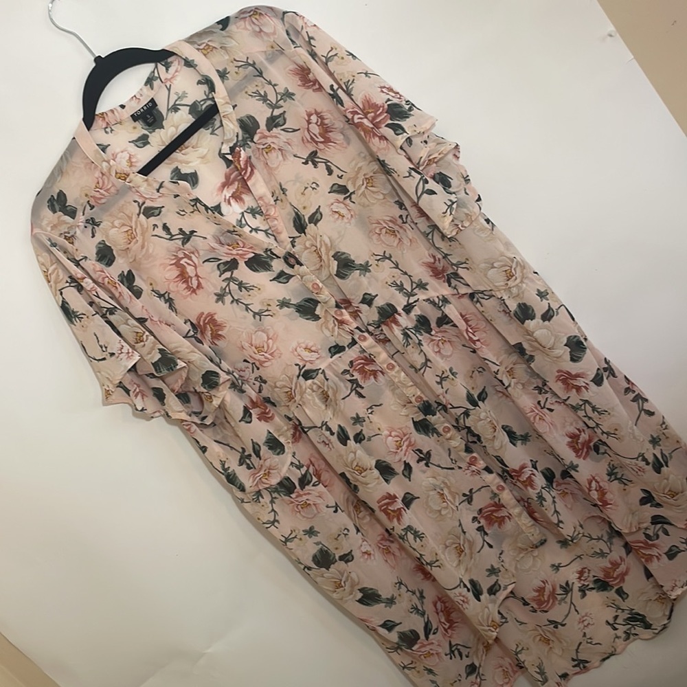 Torrid 5 LEXIE BABYDOLL CHIFFON TUNIC - Picture 7 of 8